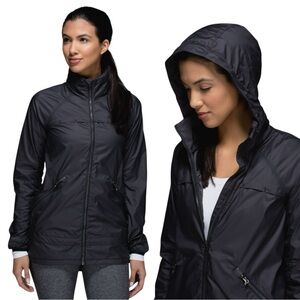 Lululemon Miss Misty Jacket II Zip Up Womens Black Size 4 Athleisure athletic